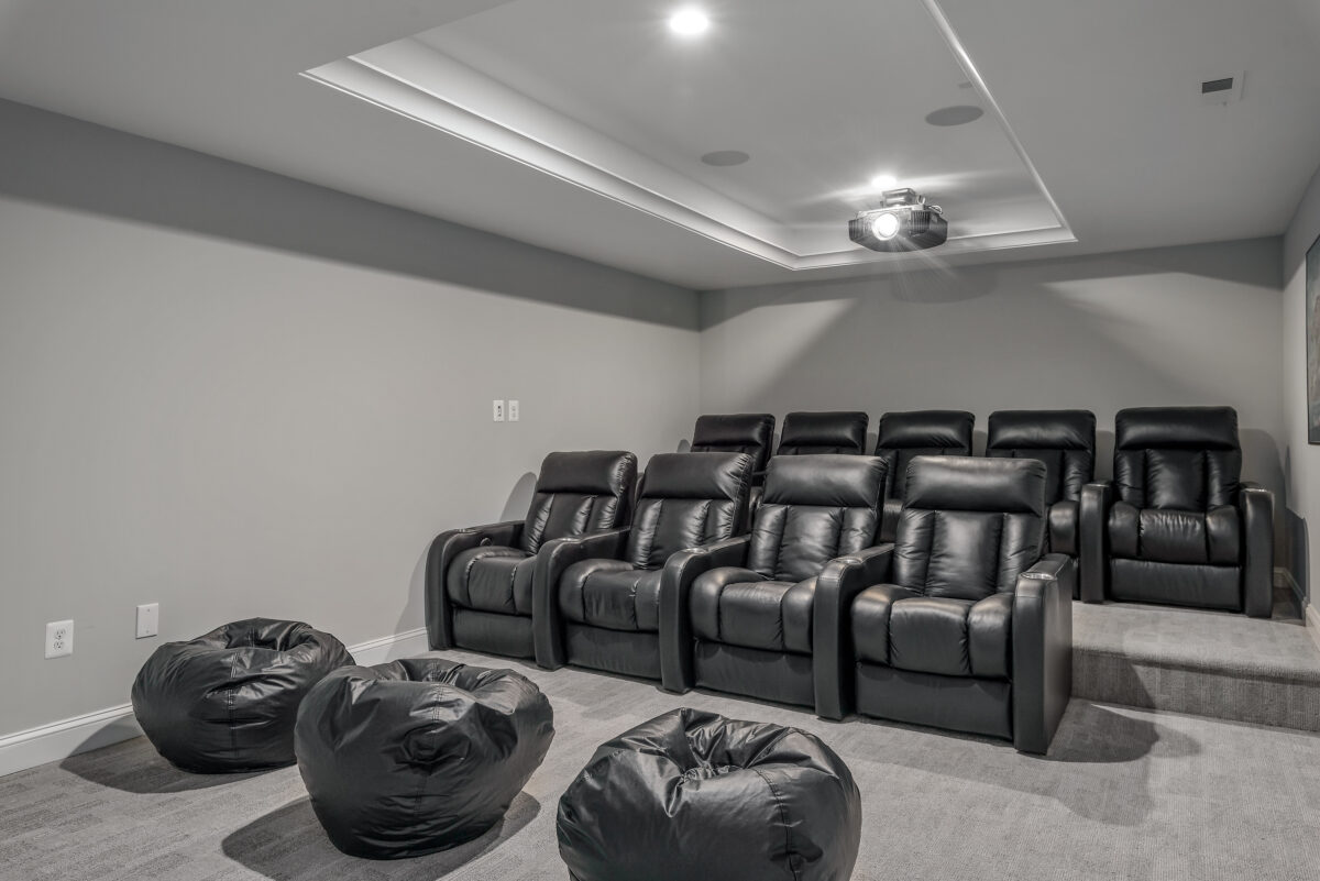 Interpromontory Rd - home theater basement remodeling